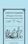 Carolina Families: A Bibliography of Books About North and South Carolina Families