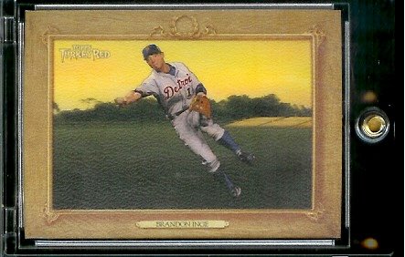 2007 Topps Turkey Red Baseball # 49 Brandon Inge - Detroit Tigers - MLB Trading Card