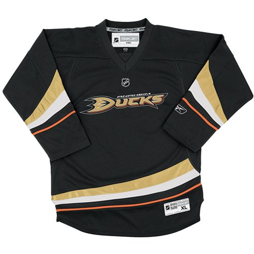 NHL Infant Anaheim Ducks Team Color Replica Jersey - R52Hwbyy (Black, 12-24 Months)