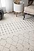 Traditional Vintage Moroccan trellis Grey Area Rugs, 6 Feet 7 Inches by 9 Feet (6' 7