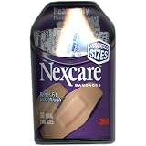 3M Nexcare Heavy Duty Flexible Fabric Bandages, Two Sizes, 30-Count Boxes (Pack of 6)