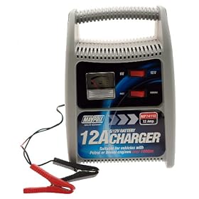Maypole 74112 12A Battery Charger 6V/12V