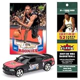 Upper Deck Philadelphia 76ers Upper Deck NBA 2007-08 Dodge Charger with Thaddeus Young Trading Card and 2007-08 Fleer Fat Pack
