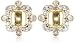 Jewelry : 10k Yellow or Rose Gold Diamond Earring Jackets (1/5 cttw, I-J Color, I3 Clarity) for 1/2 cttw Stud Earrings