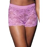 Comfort Choice Plus Size Alexa lace boyshort panty