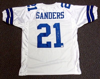 Deion sanders signed photo