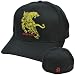 Billabong Vintage Surfer Beach Asian Symbol Tiger Hat Cap Curved Bill Flex Fit