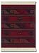 Lextra Deep Red Zapotec-Inspired, 10.25 x 7.125 Inches, MouseRug, Red and Navy, One (ZDR-1)