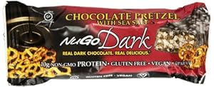 NuGo Dark Chocolate Pretzel, 1.76-Ounce (Pack of 12)