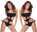 Princesa Carioca Brasilien MONOKINI schwarz SEXY Bikini Badeanzug