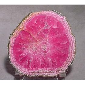 Rhodochrosite Partial Polished Natural Crystal Specimen- Argentina
