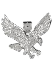 Clevereves 14K White Gold Pendant Eagle 14.7 - Gram(s)