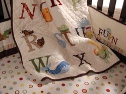Kids Line My First ABC Fitted Sheet, Multicolor