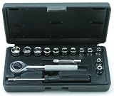 Rolson Tools 36119 17 piece Socket Set 1/4