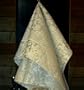 Dish Towel Jacquard Linen Cotton in Bisque, Regale Collection