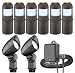 Outdoor Living : Intermatic LL08351T Malibu 8-Pack Low Voltage 1-Watt LED Metal Bollard/Flood Light plus 75-Feet Cable and 40-Watt Power Pack/Timer, Oil Rubbed Bronze