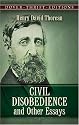 Civil Disobedience and Other Essays (Dover Thrift Editions)