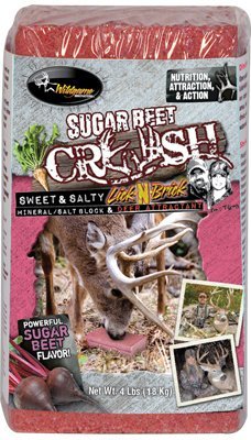 Flextone Game Calls 15 Crush Deer Attractant, Sugarbeet Block, 4-Lbs.