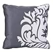 Home Damask Dec Pillow - Grey (18")