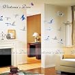 Home Decor Mural Art Wall Paper Stickers -Wild Geese PS58074