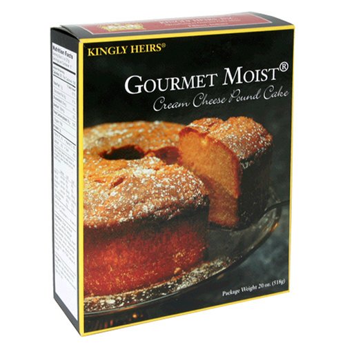 Gourmet Moist Cream Cheese Pound Cake mix, 20-Ounce (Pack of 6) by Gourmet Moist
