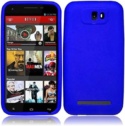 HRW Silicone Skin Cover Case - Blue Compatible With BLU Studio 5.5