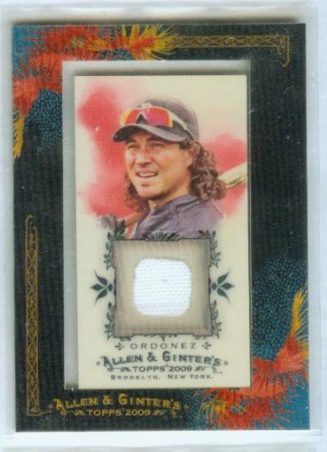 Magglio Ordonez 2009 Allen & Ginter's Baseball Game Worn Jersey Card # AGR-MO / Detroit Tigers