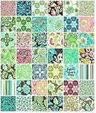 Amy Butler 5" DAISY CHAIN Fabric Squares Quilting Kit