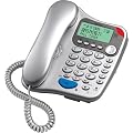 Binatone Lyris 710 Corded Phone with Answer Machine - Silver