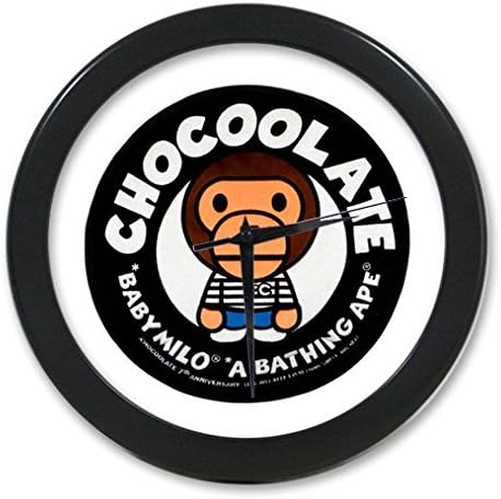 Personalized Custom APE series 9.65" elegant wall clock for Home Decoration And Unique Gift Fashion Style / Black Frame