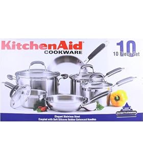 Buy KitchenAid 10-pc. Cookware Set - Stainless Steel