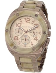 Michael Kors Womens MK5594 Mid-Size Tribeca Chronograph Jewelry Horn Watch