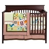 Sumersault Alphabet Parade 6 piece Crib Set-Multicolor