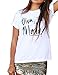 Haola Womens Fashion Loose Street Funny Printed Tees Casual T Shirts Summer Tops