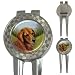 Limited Edition Violano 3-in-1 Golf Divot & Ball Marker Tool Golden Retriever Dog