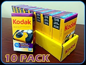 Kodak HD Power Flash Single Use 35mm camera - 10 PACK (390 EXPOSURES)