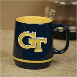 Georgia Tech Yellow Jackets Navy Blue Sculpted Team Mug