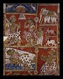 West Indian painter from 1439 (Kalpas&Atilde;&raquo;tra manuscript, Scene: The transfer of the embryo) Framed Art Poster Print - 11" X 17"