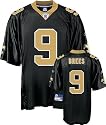 Drew Brees Youth Jersey: Reebok Black Replica #9 New Orleans Saints Jersey