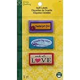 Dritz Made with Love Dritz Quilting Sew in Embroidered Labels (9 Pack)