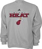 Miami Heat Youth adidas True Logo Fleece Crewneck Sweatshirt