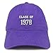 Trendy Apparel Shop Class Of 1978 Embroidered Reunion Brushed Cotton Baseball Cap - Purple