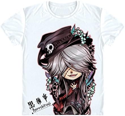 COSNow Black Butler Under taker Logo T-shirt Short Sleeve (Asian Size XL)