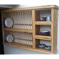 THE CAMPDEN OAK TRIO (PLATE RACK AND SHELVES)