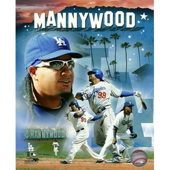 Manny Ramirez Los Angeles Dodgers Mannywood 8x10 Photo