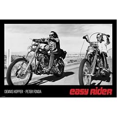 1art1 48890 Easy Rider - Dennis Hopper, Peter Fonda Poster 91 x 61 cm