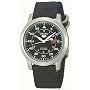 Seiko 5 Men's SNK809 Automatic Black Strap  Black Dial Watch