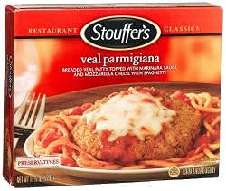 Stouffer's Veal Parmigiana Dinner, 11.62-Ounce, 12-Count Boxes