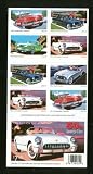 50s Sporty Cars Collectible Stamp Sheet