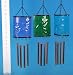 Glass Plaque Windchime With Metal Tubes (630511)